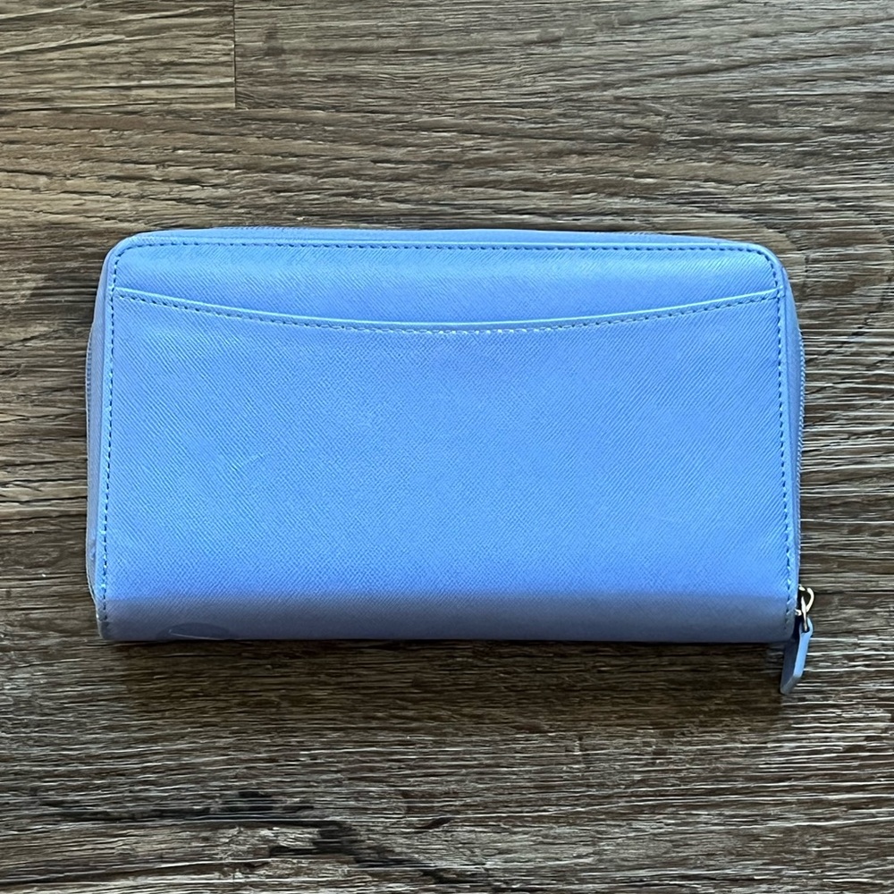 Filofax Light Blue Compact Wallet Organizer